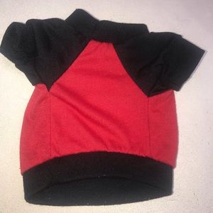 Other - Dog Pet XS Animal Shirt T-Shirt Tee Top Red Black Other - Dog Pet XS Animal Shirt T-Shirt Tee Top Red Black